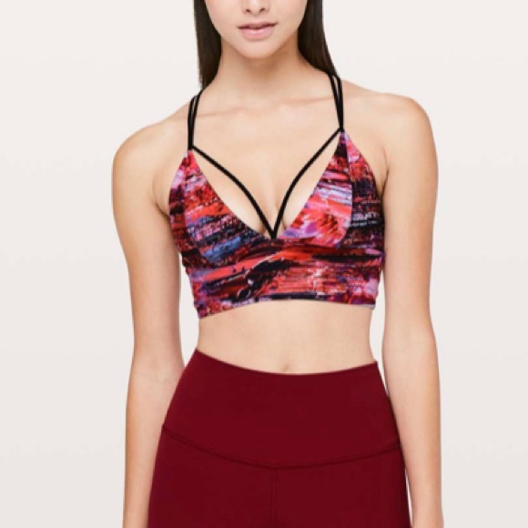 EUC Lululemon Pushing Limits Bra - size 6 - Picture 1 of 5